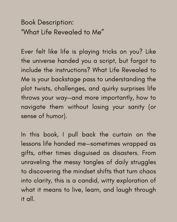 What Life Revealed To Me (eBook) - Image 2